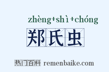 郑氏虫是什么意思的图片